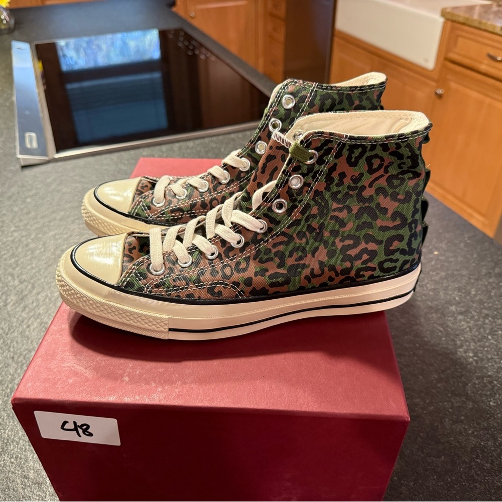 CONVERSE x CONCEPTS unisex CT 1970 HI ZAIRE LEOPARD CAMO SNEAKERS